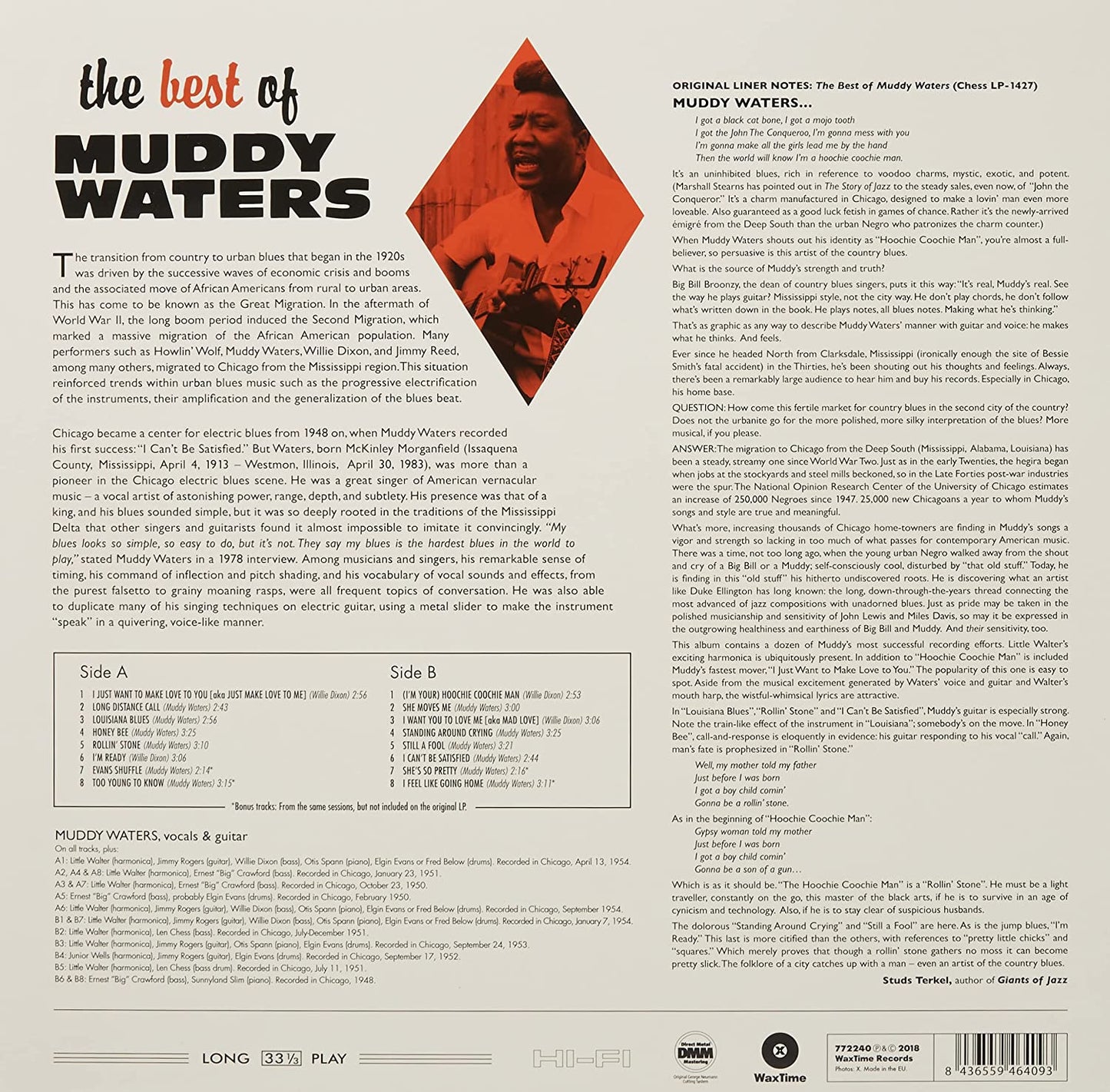 Muddy Waters - The Best OF (Limited Edition high fidelity 180grms vinyl)