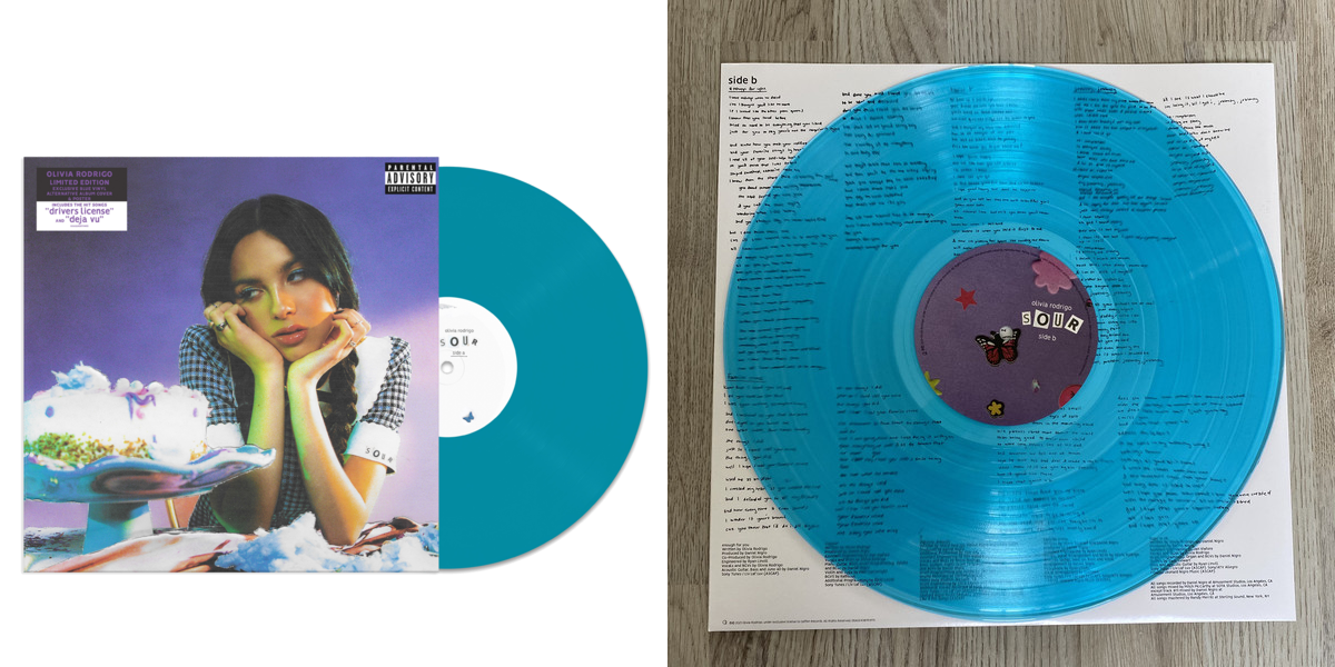 Olivia Rodrigo - SOUR (Target Exclusive Blue Transparent Vinyl)