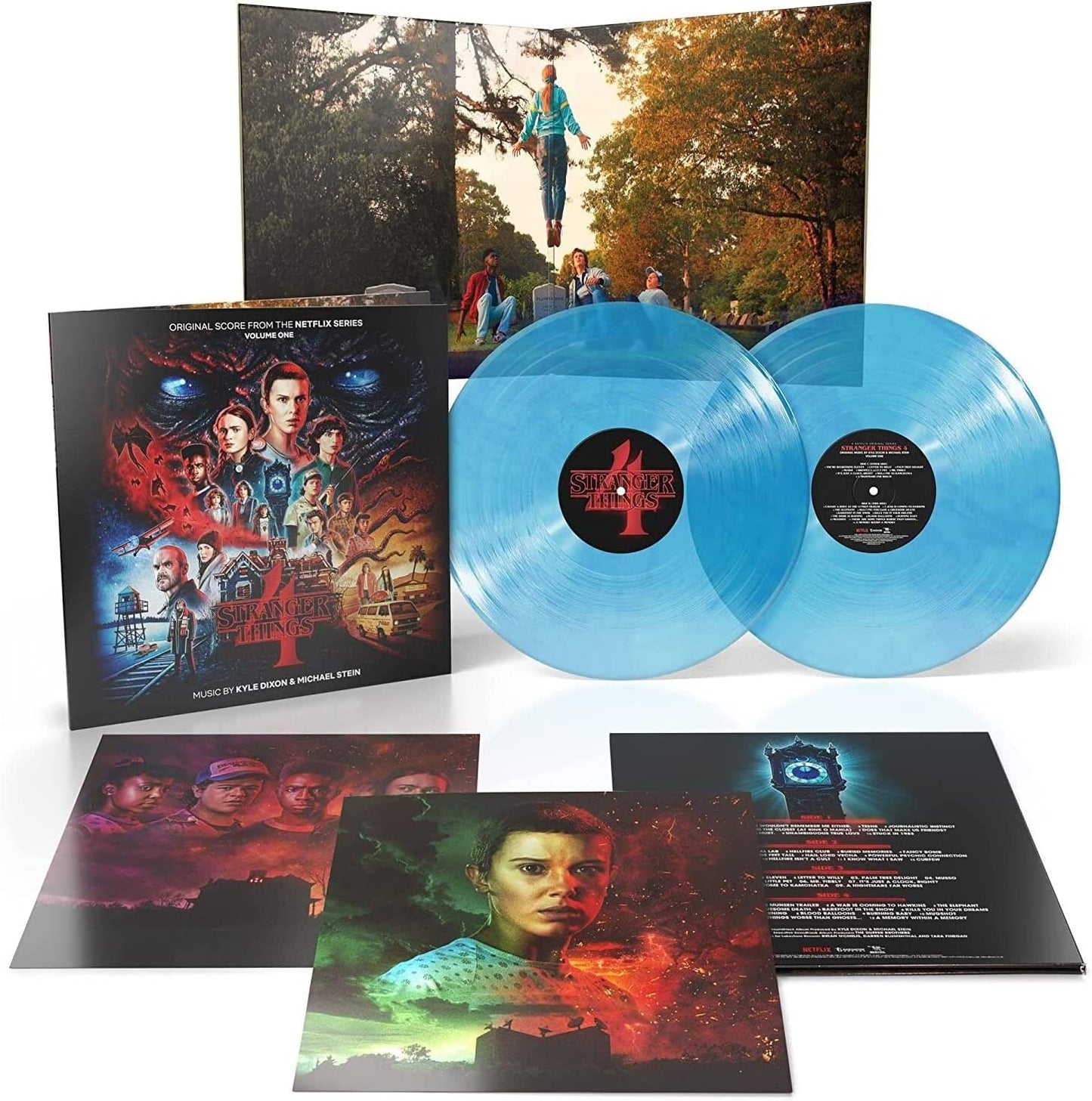 Kyle Dixon & Michael Stein - Stranger Things Season 4 Volume 1 (Max's Blue World Colored Vinyl)