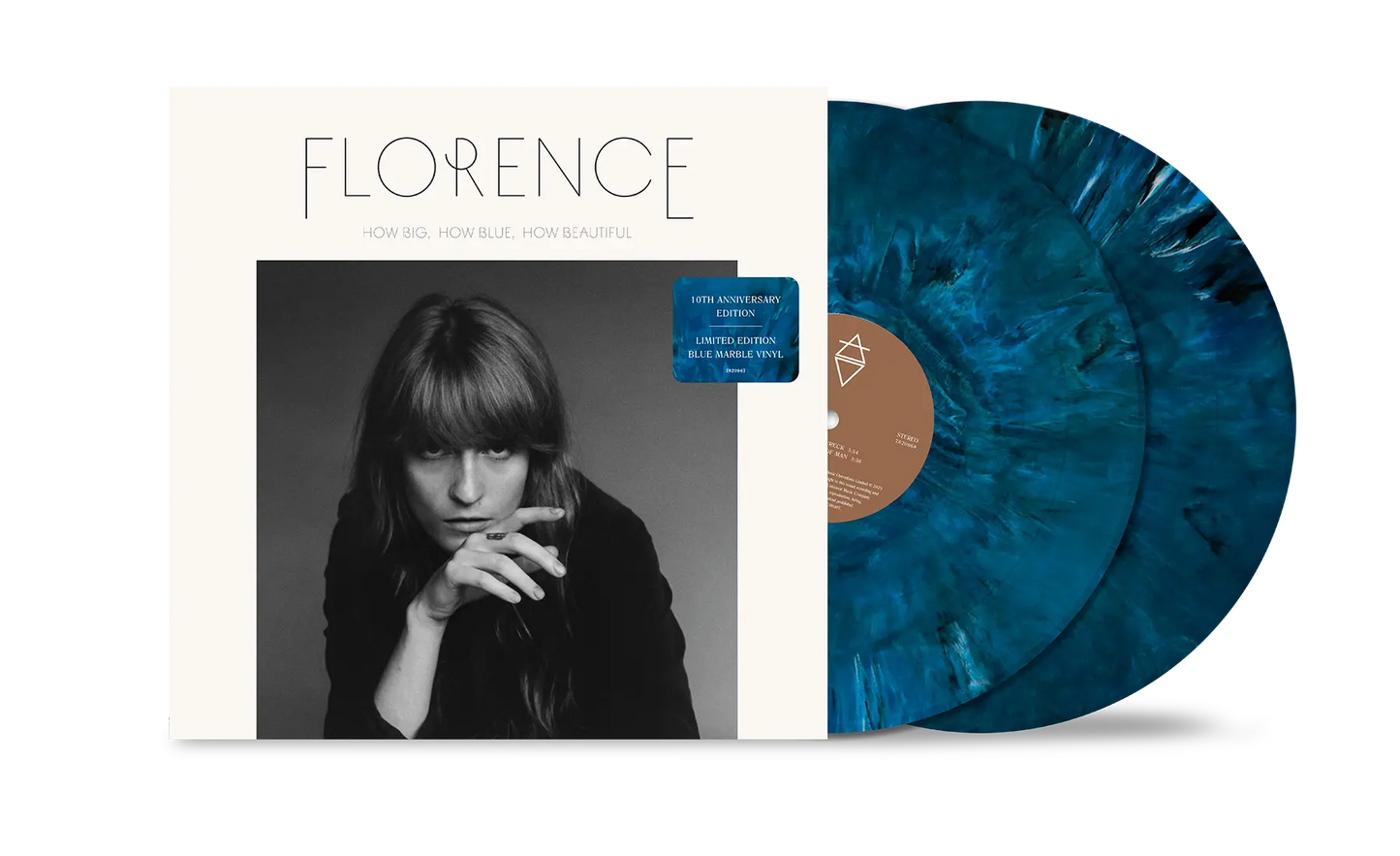 Florence + The Machine - How Big, How Blue, How Beautiful (Blue Marble Vinyl, 10th Anniversary Edition)