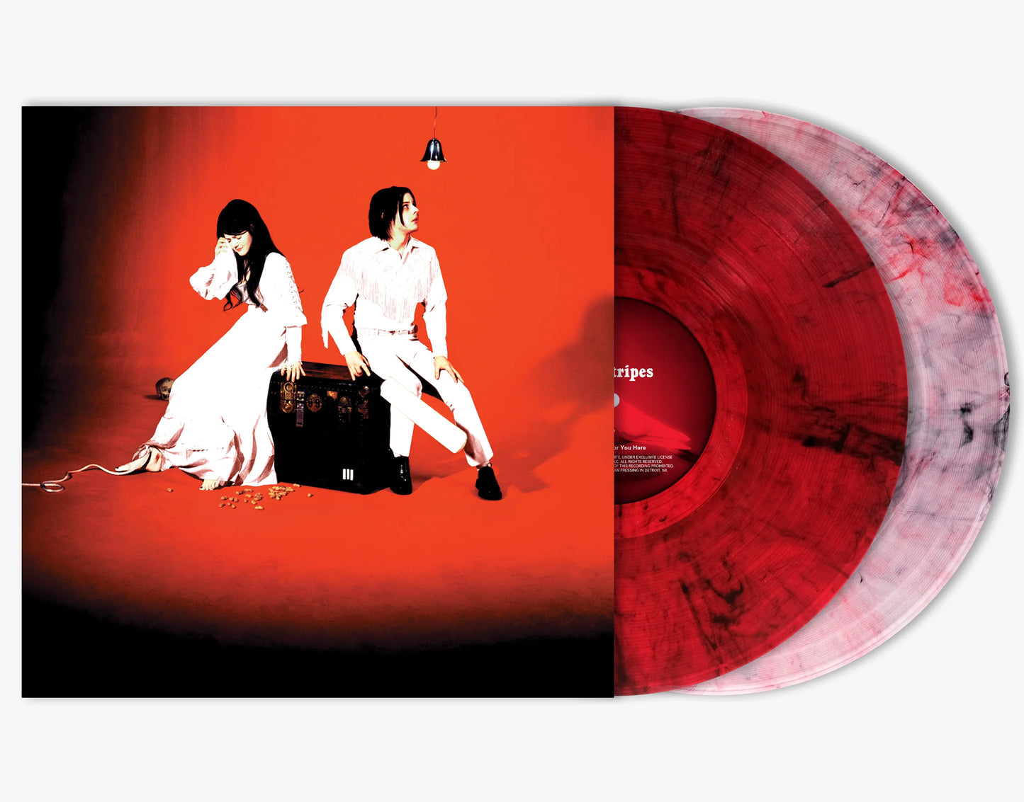 The White Stripes - Elephant: 20th Anniversary (Red Smoke & Clear w/ Red & Black Smoke Vinyl)