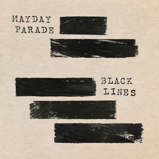Mayday Parade - Black Lines (Highlighter Yellow & Cloudy Clear Black Vinyl)