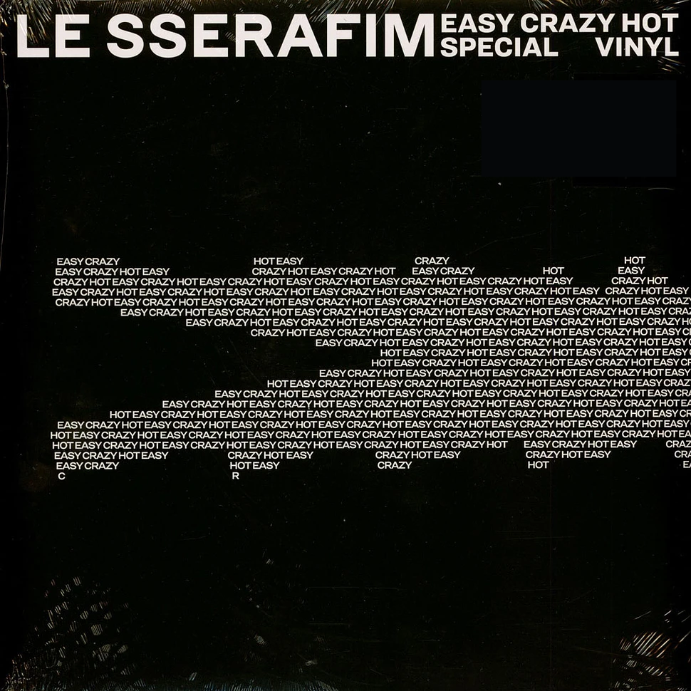 Le Sserafim - Easy Crazy Hot (Carbon Black Vinyl)