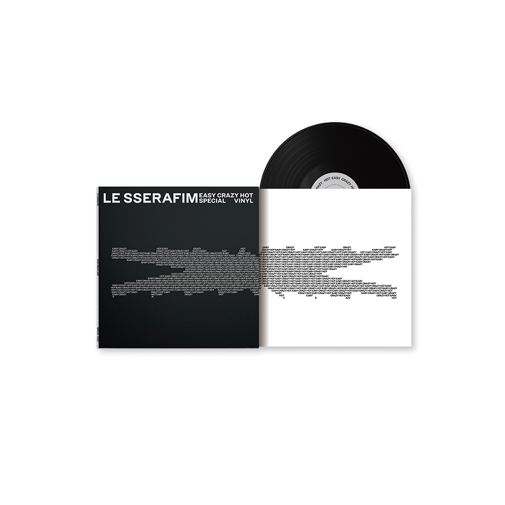 Le Sserafim - Easy Crazy Hot (Carbon Black Vinyl)
