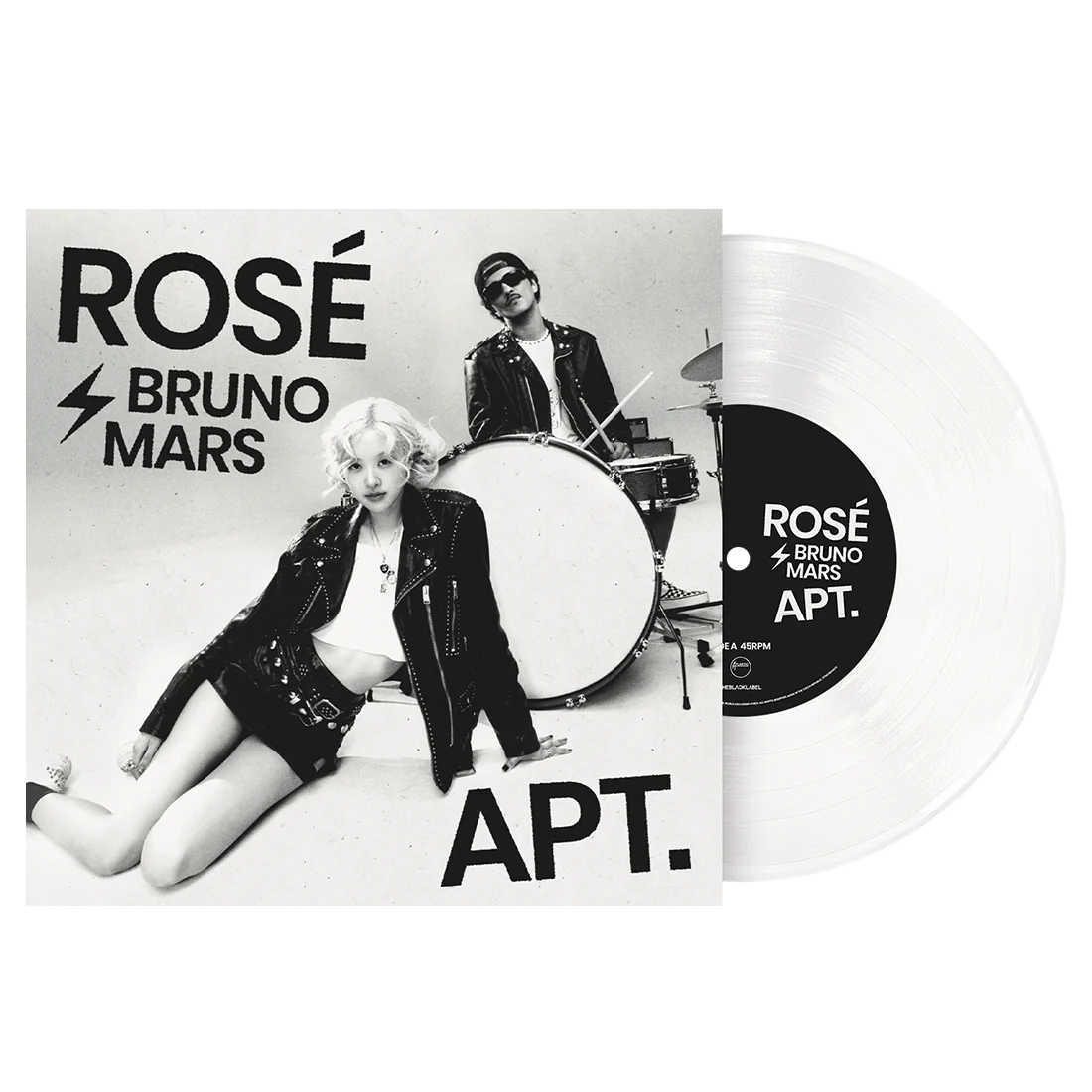 Rosé & Bruno Mars - APT. (White 7” Vinyl)