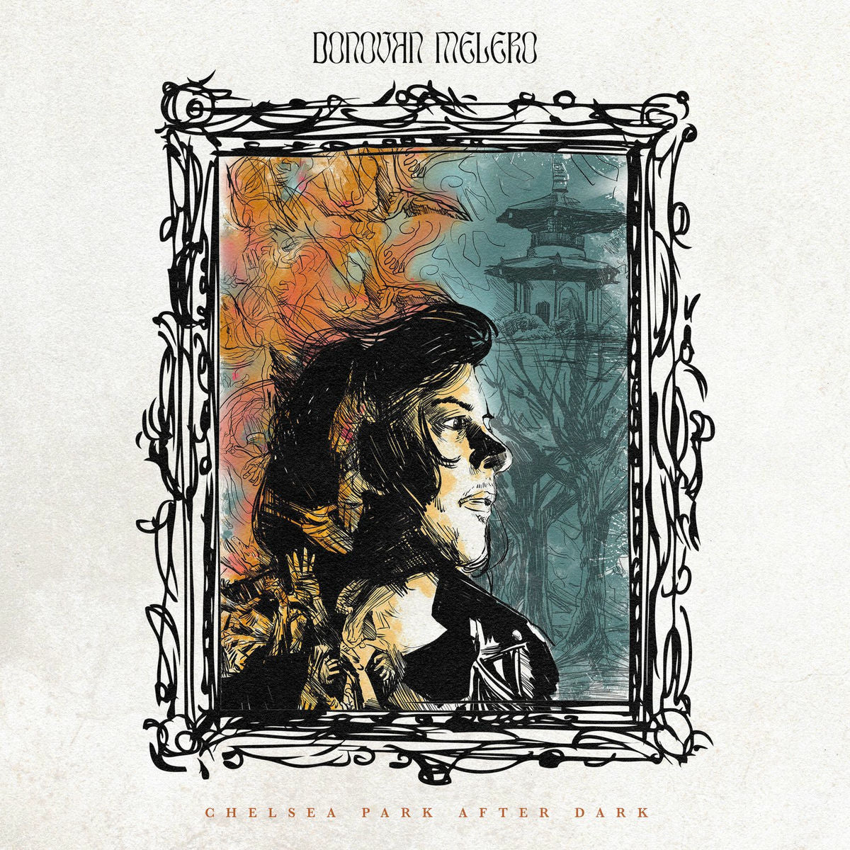Donovan Melero - Chelsea Park After Dark (Clear & Fuscia Rose Splatter Vinyl)