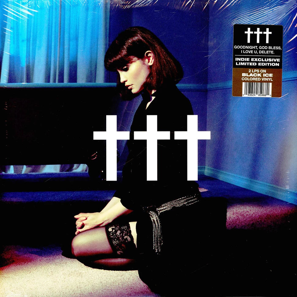 +++ (Crosses) - Goodnight, God Bless, I Love U, Delete (Black Ice Vinyl, limited, indie-retail exclusive)
