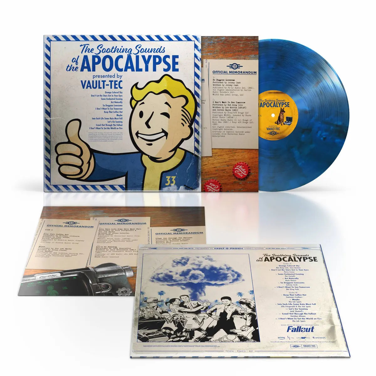 Various - Fallout: The Soothing Sounds Of The Apocalypse (Blue Smoke Vinyl)
