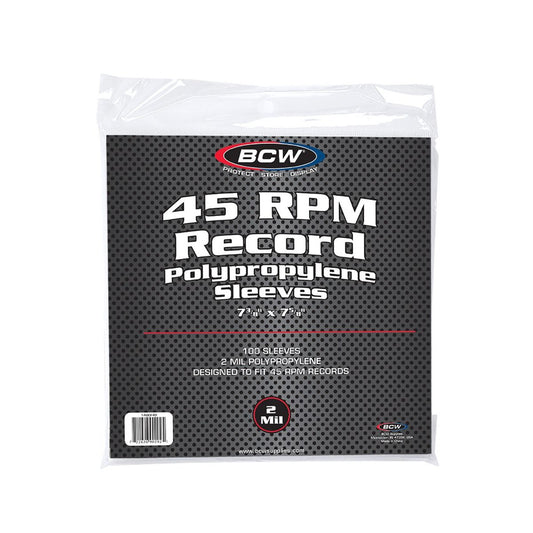 BCW - 7 Inch Resealable Outer Sleeves