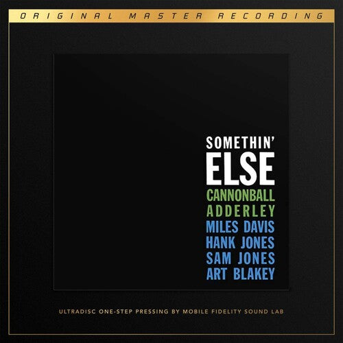 Cannonball Adderley - Somethin' Else [2LP Box] (180 Gram 45RPM Audiophile SuperVinyl UltraDisc One-Step, original masters, limited/numbered to 6,000)