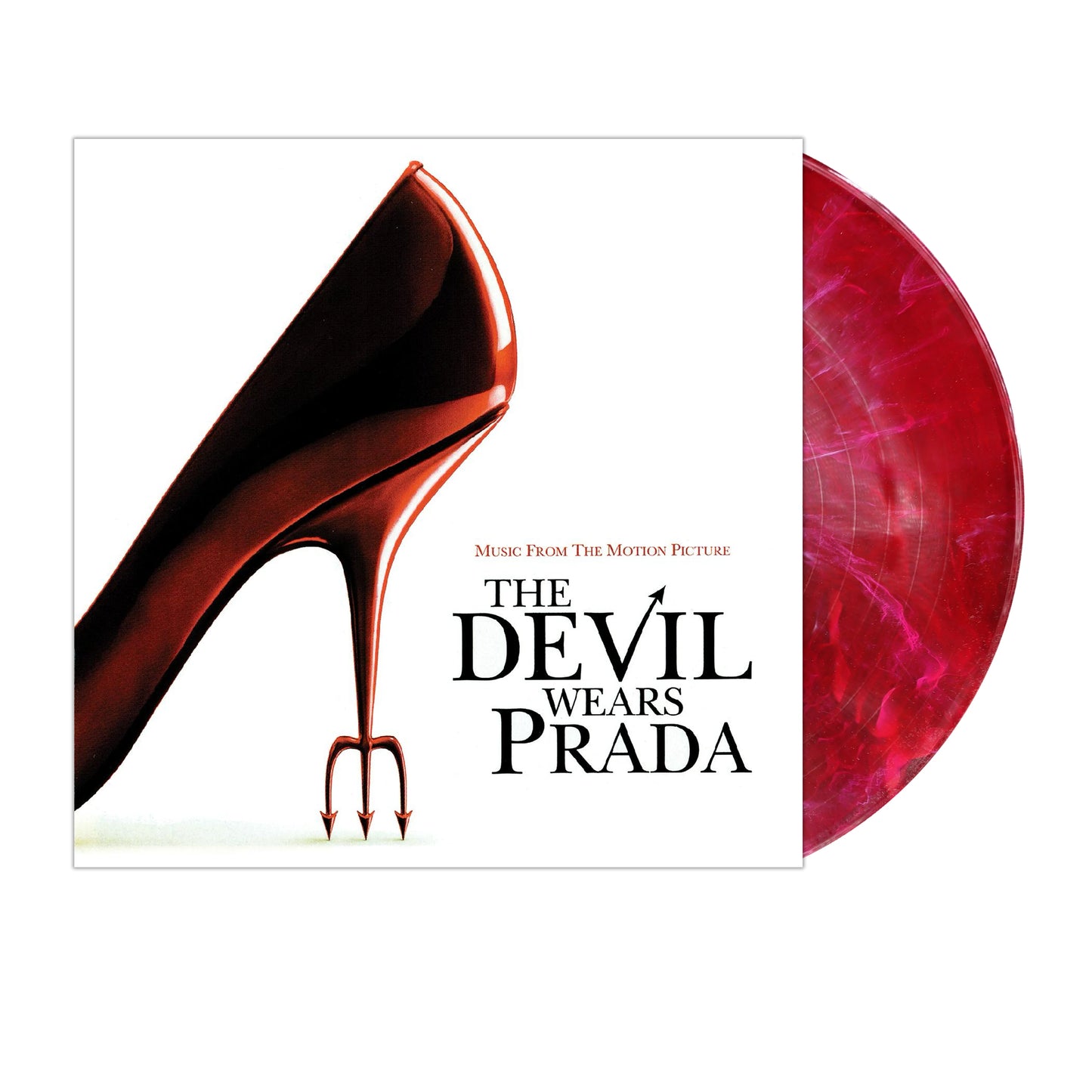 Various Artists - The Devil Wears Prada Soundtrack 20th Anniversary (Devil vs Angel Red and White Swirl Vinyl)