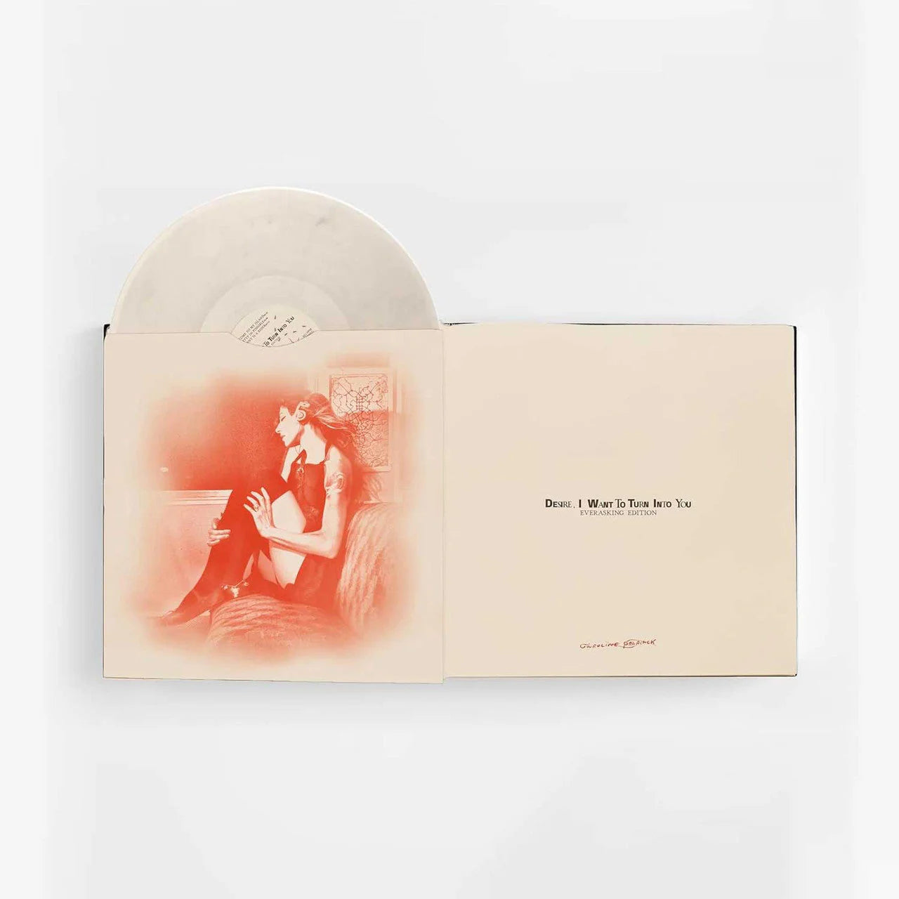 Caroline Polachek - Desire, I Want To Turn Into You (Translucent Milky Clear Vinyl, Everasking Edition, 44 page hardcover book)