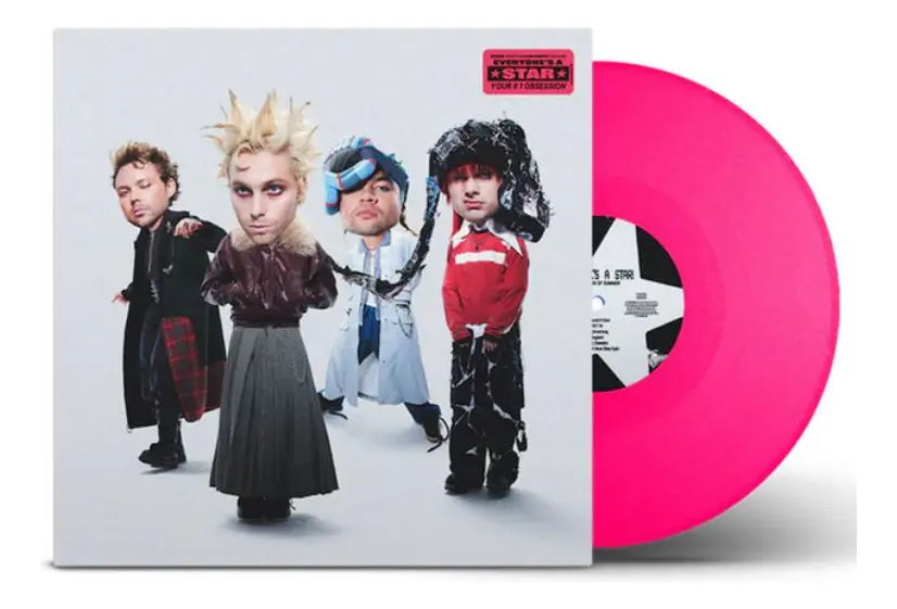 5 Seconds Of Summer - Everyone's A Star (Neon Pink Glitter Vinyl)