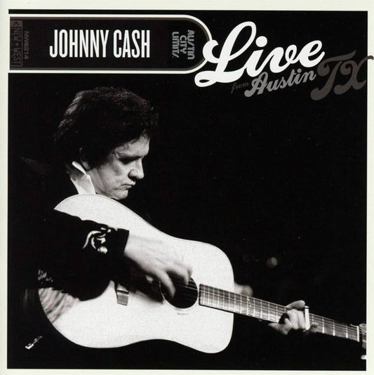 Johnny Cash - Live From Austin, TX (Green & Black Marble Vinyl, 50th Anniversary, Austin City Limits sticker)