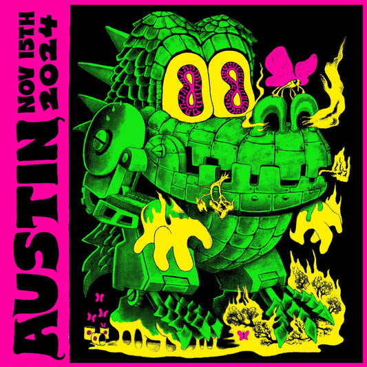 King Gizzard & The Lizard Wizard - King Gizzard Live In Austin '24 (Neon Splatter Vinyl Box Set)