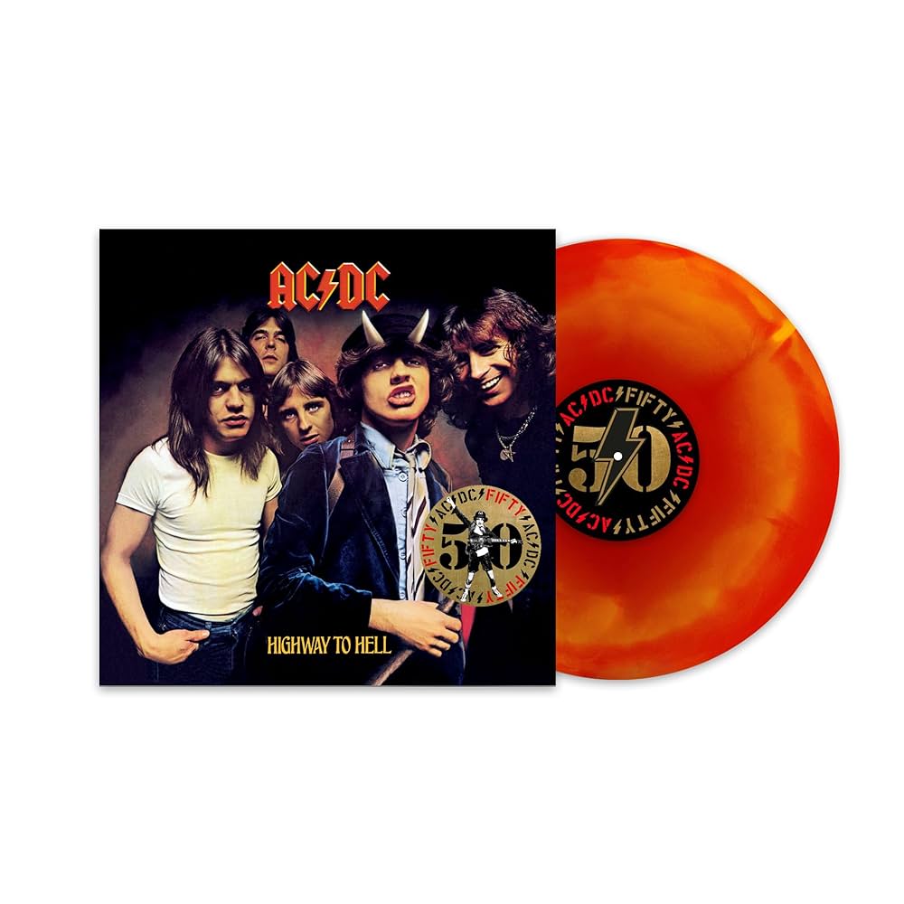 AC/DC - Highway to Hell (50th Anniversary, Hellfire Color Vinyl)