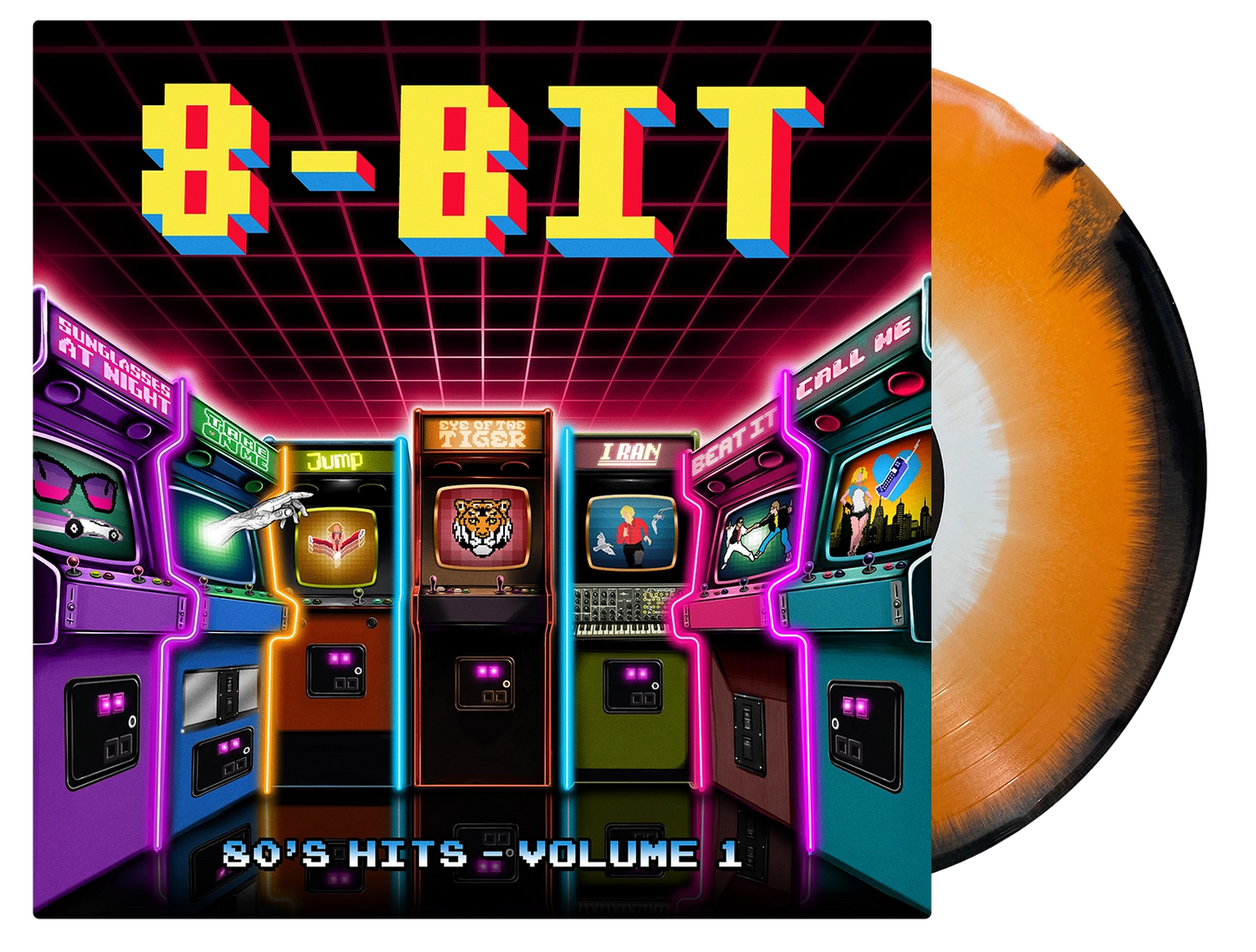 Various Artists - 8-Bit '80s Hits Gamer Boy Volume 1 (Unique Mix Neon Vinyl)