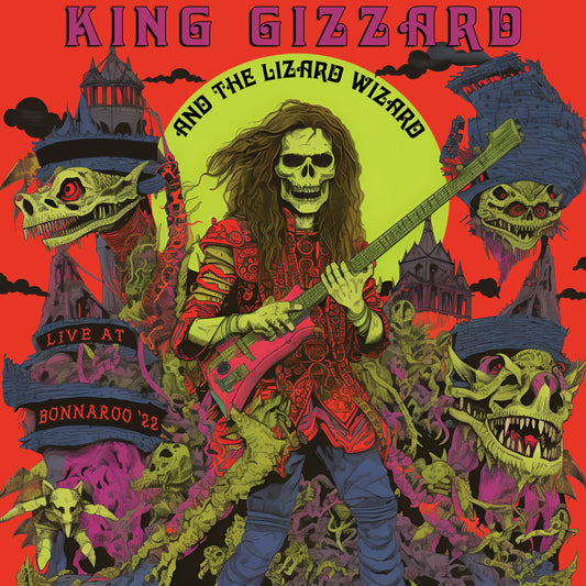 King Gizzard & The Lizard Wizard - Live At Bonnaroo 22 (Red & Yellow Vinyl)
