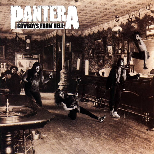 Pantera - Cowboys From Hell (White & Whiskey Brown Marbled Edition)
