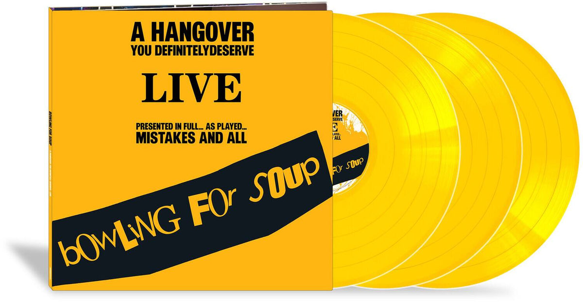 Bowling for Soup - A Hangover You Definitely Deserve (Live) (Opaque Yellow Vinyl)