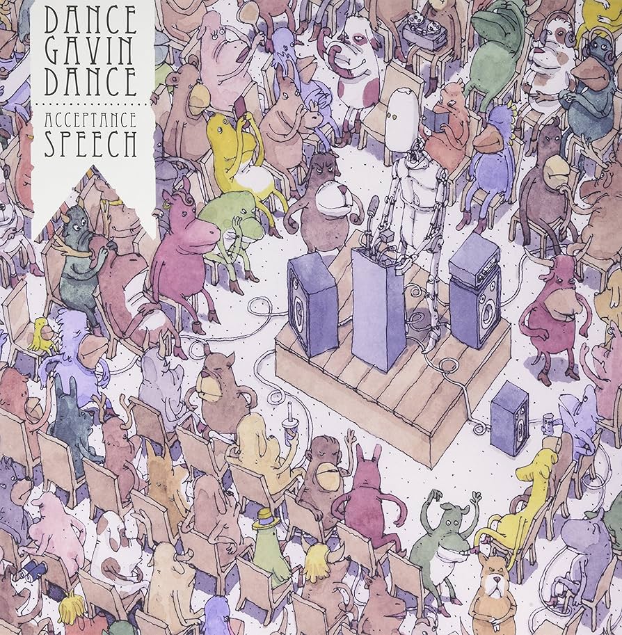 Dance Gavin Dance - Acceptance Speech (White-Baby Pink Vinyl)