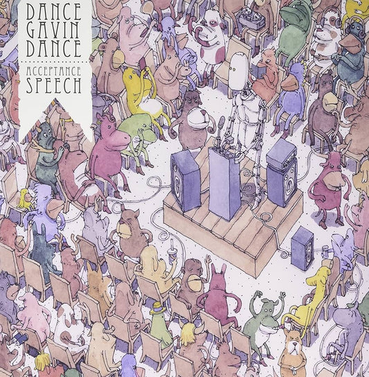 Dance Gavin Dance - Acceptance Speech (White-Baby Pink Vinyl)