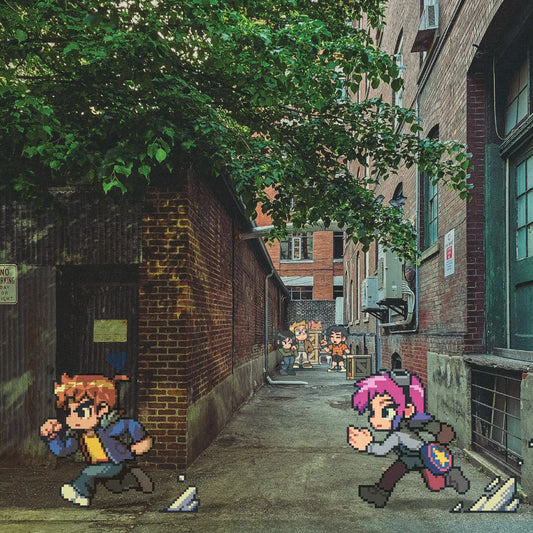 Anamanaguchi - Scott Pilgrim Ex Orginal Soundtrack (Sky Blue & Hot Pink Blend Vinyl)