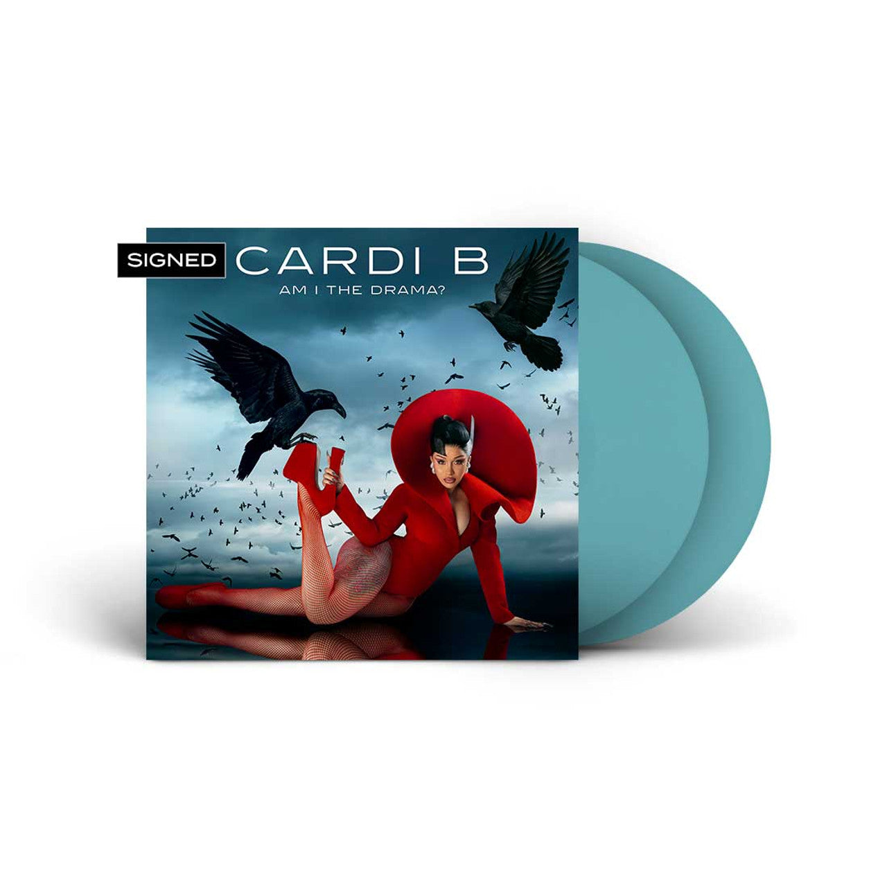 Cardi B - Am I The Drama? (Baby Blue Vinyl, signed art card, indie-retail exclusive)