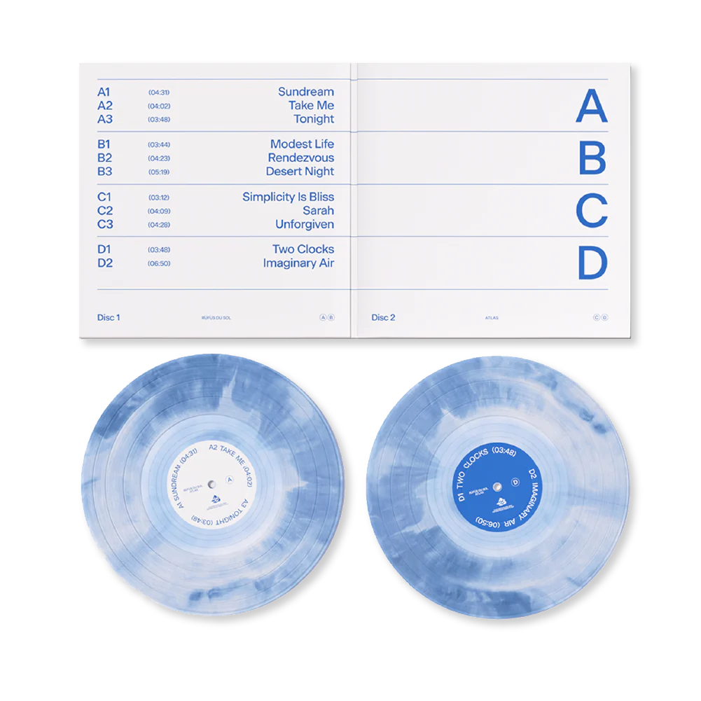 Rüfüs Du Sol - Atlas (10th Anniversary Box Set White & Blue Vinyl/Slipmat)