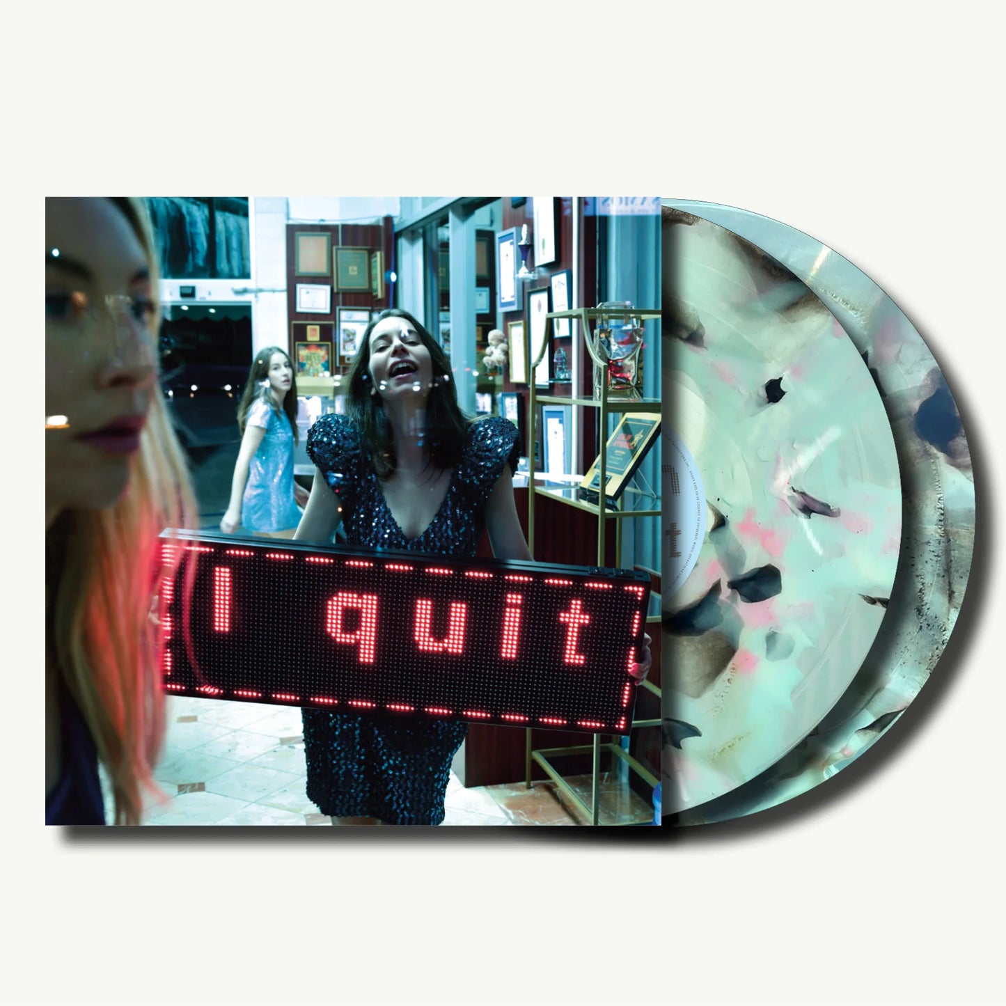 Haim - I quit (Sea Glass Black Pink Vinyl)