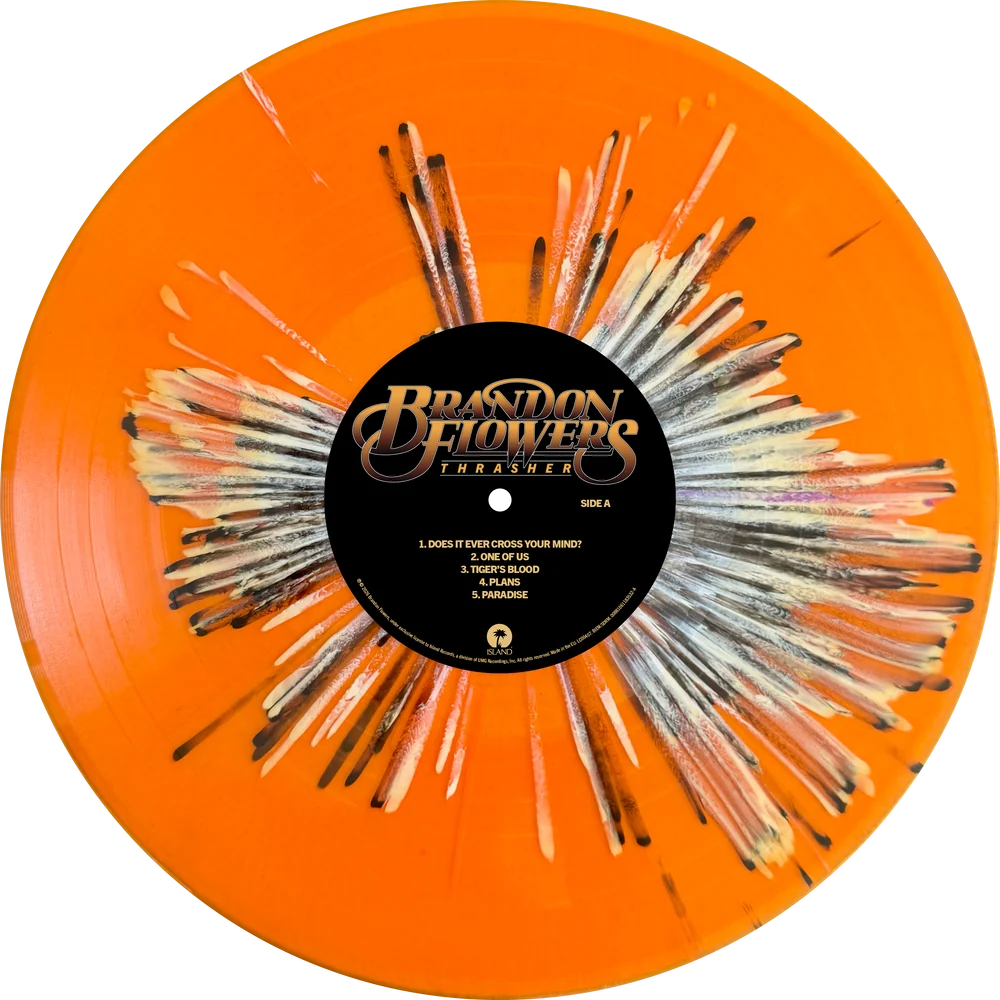 Brandon Flowers - Thrasher (Transparent Orange Rust/Black & White Splatter Vinyl)