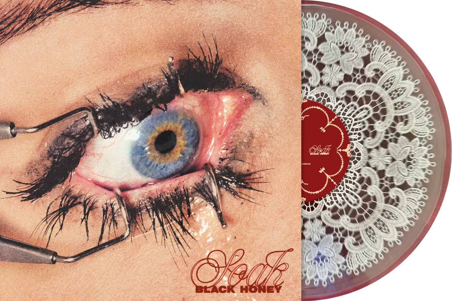 Black Honey - Soak (Red Crochet Doily Vinyl)