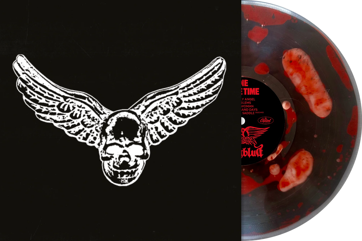 Aerosmith & Yungblud - One More Time (Black and Red Liquid Vinyl)