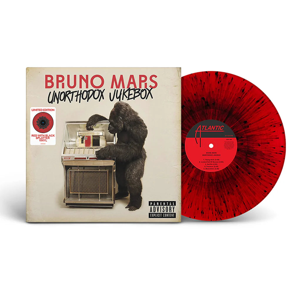 Bruno Mars - Unorthodox Jukebox (Red with Black Splatter Vinyl)