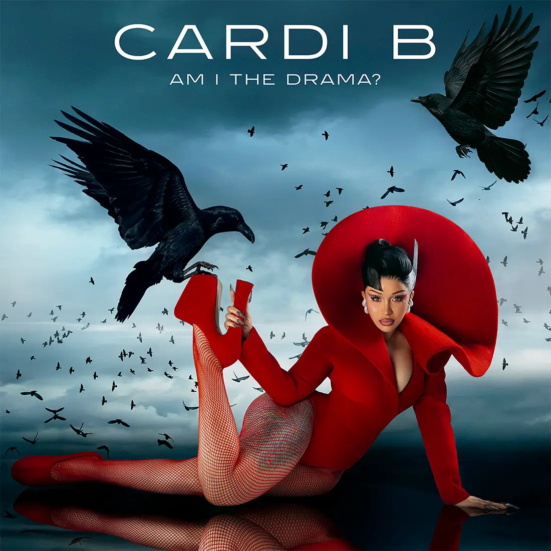 Cardi B - Am I The Drama? (Feather Filled Vinyl & Apple Red Vinyl)