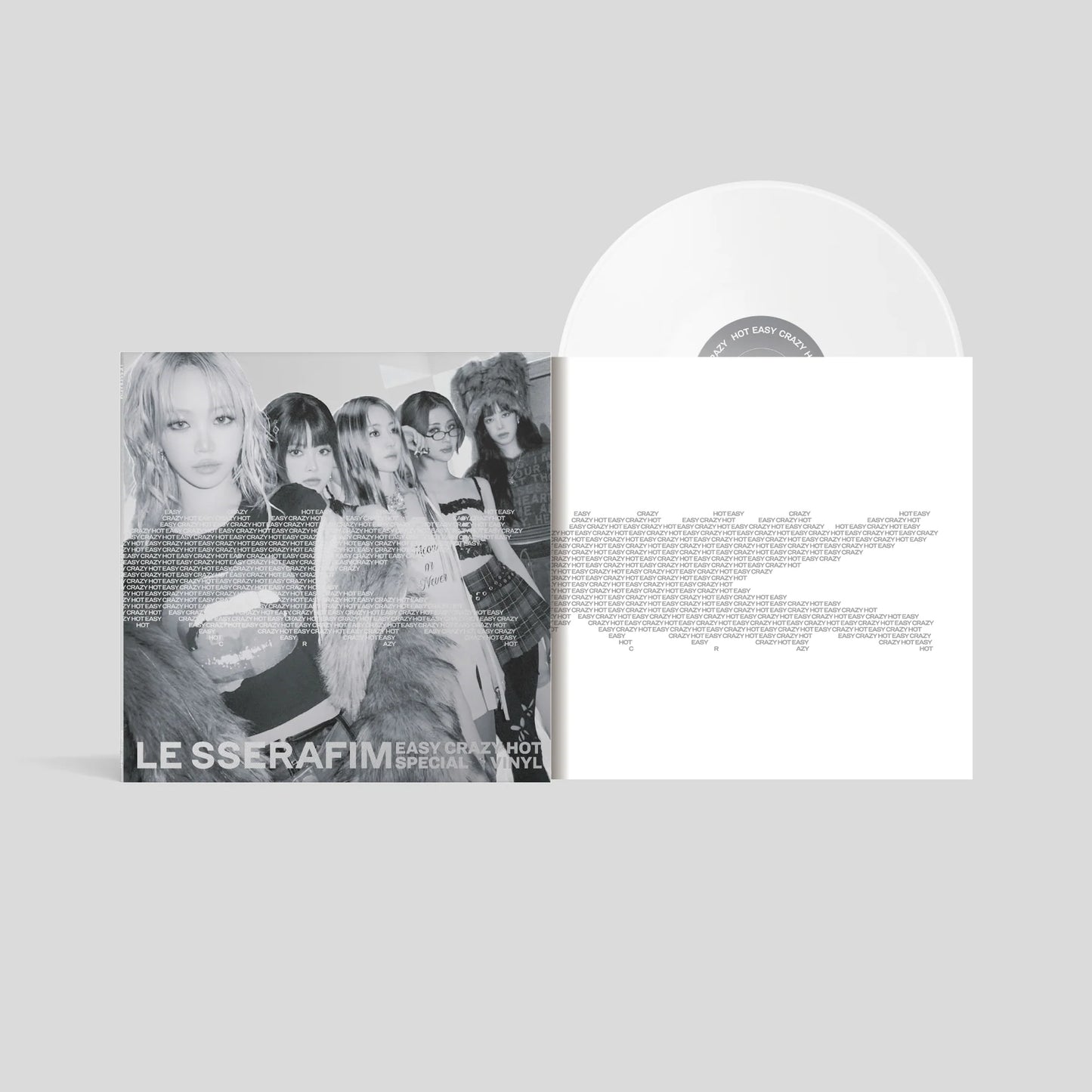 Le Sserafim - Easy Crazy Hot (Silver White Vinyl)