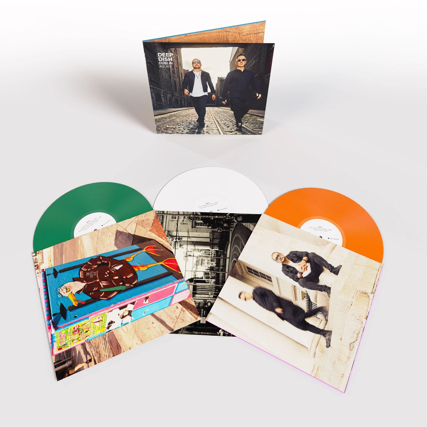 Deep Dish - Global Underground #49 (Dublin Green White and Orange Vinyl)