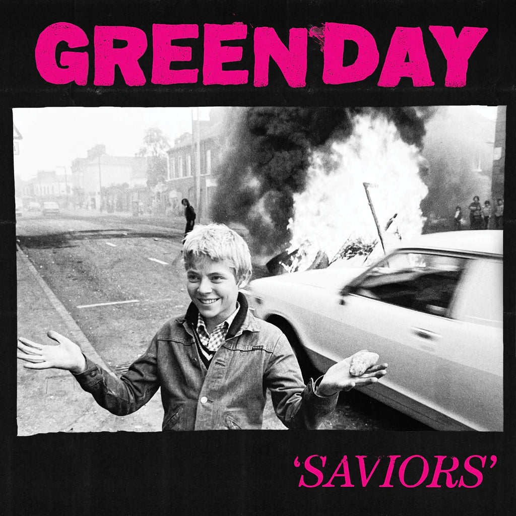 Green Day - Saviors (Magenta & Black Vinyl, indie-retail exclusive)