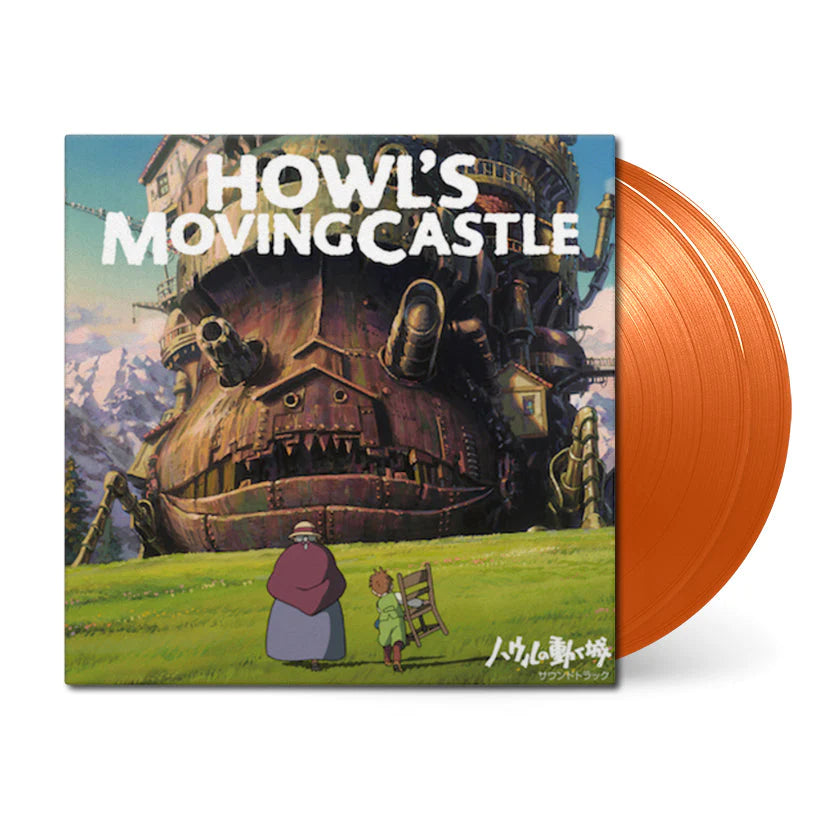 Joe Hisaishi - Howl's Moving Castle: Soundtrack (Clear Orange Vinyl, remastered, ETCHED side, Japanese import, OBI strip, gatefold, limited)