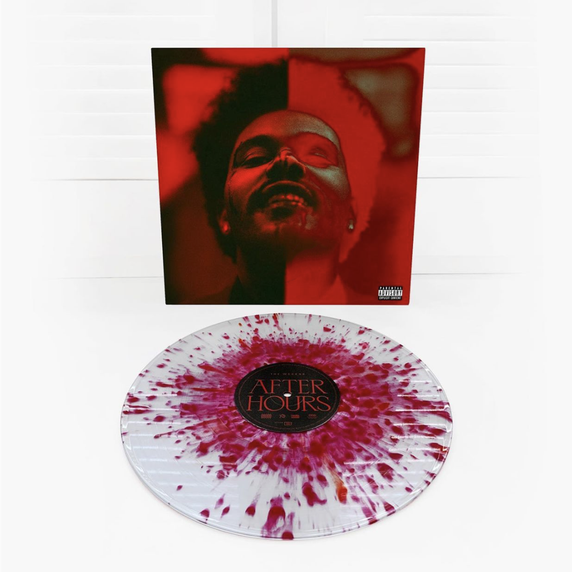 The Weeknd - After Hours (Clear with Red Splatter Vinyl)