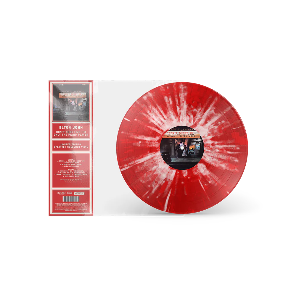 Elton John - Don't Shoot Me I'm Only The Piano Player (Red Splatter Vinyl)