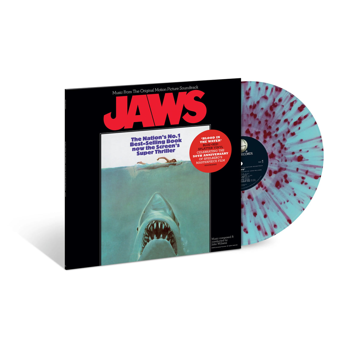 John Williams - Jaws (Blood In The Water Blue & Red Splatter Vinyl)