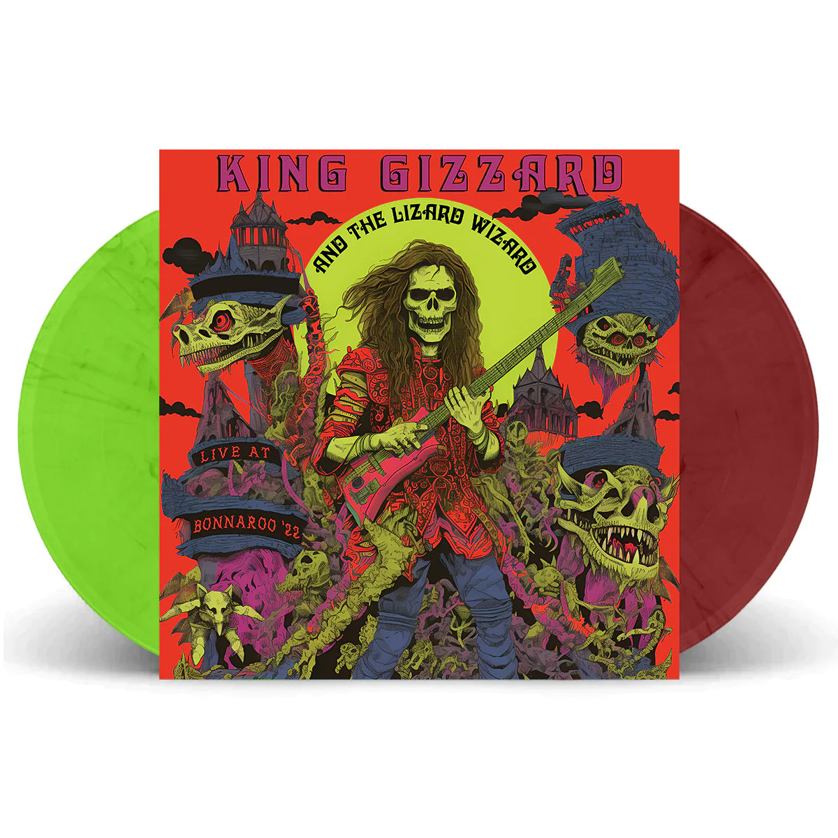King Gizzard & The Lizard Wizard - Live At Bonnaroo 22 (Red/Green Colored Vinyl)