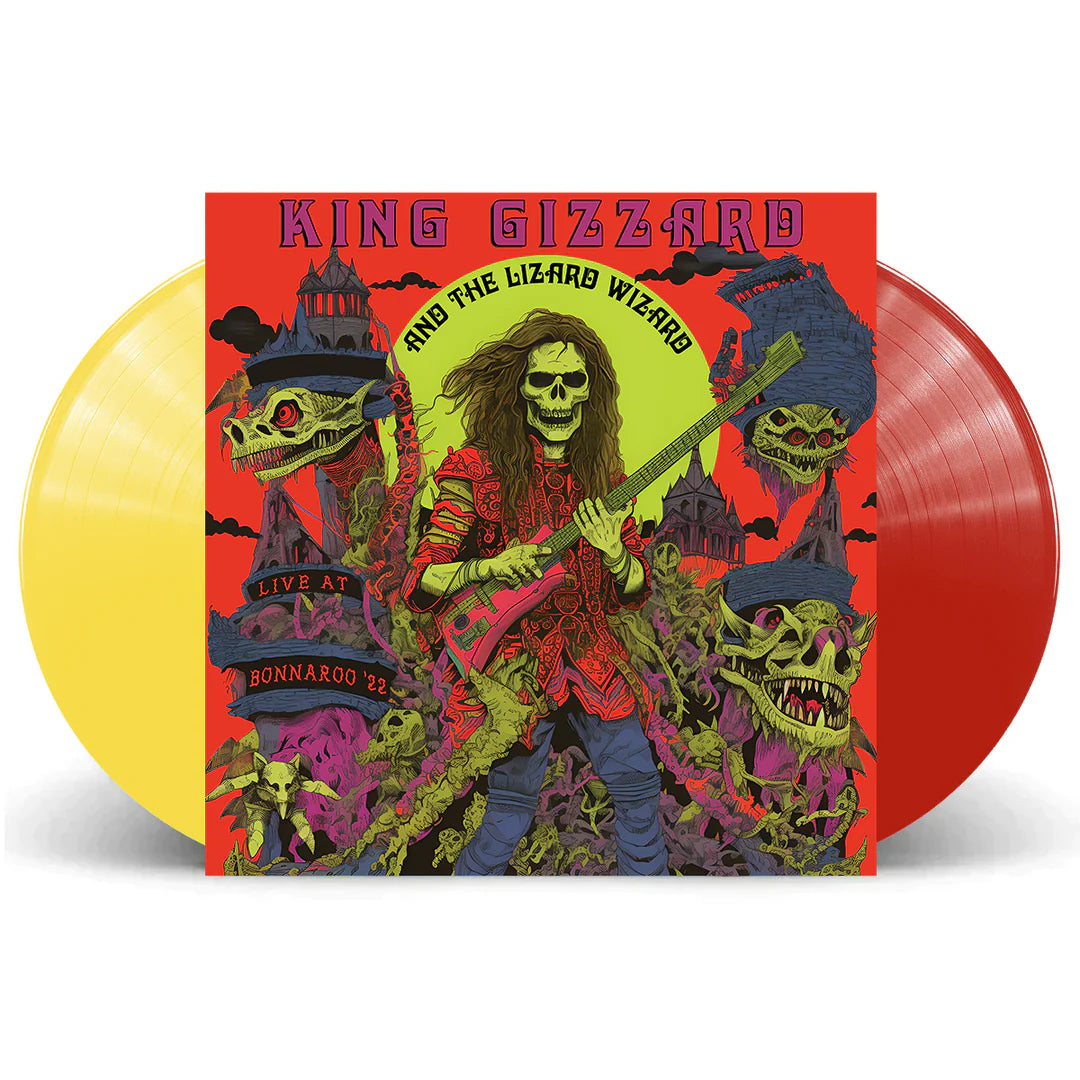 King Gizzard & The Lizard Wizard - Live At Bonnaroo 22 (Red & Yellow Vinyl)