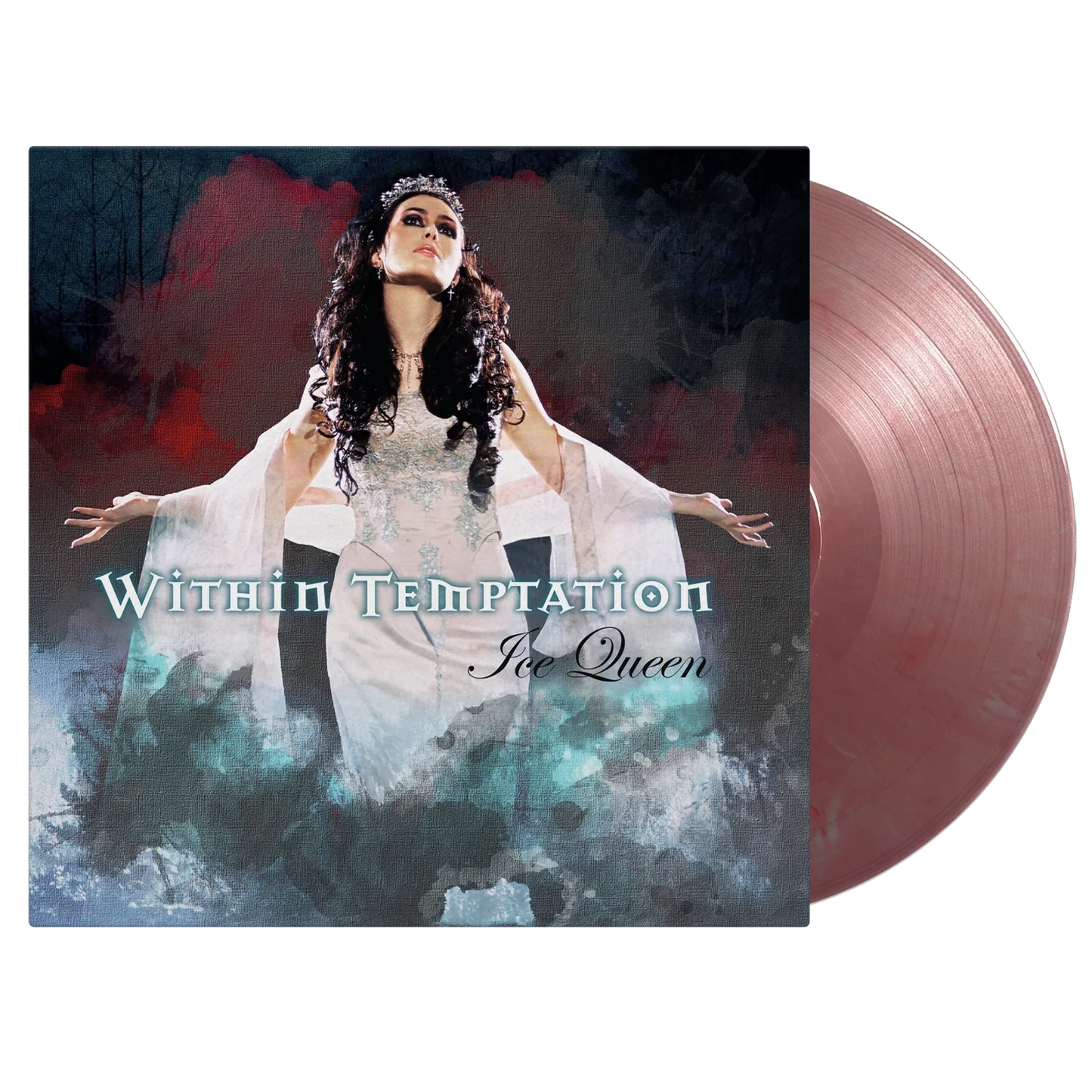Within Temptation - Ice Queen (Acoustic) (10' Silver and Red Marbled)