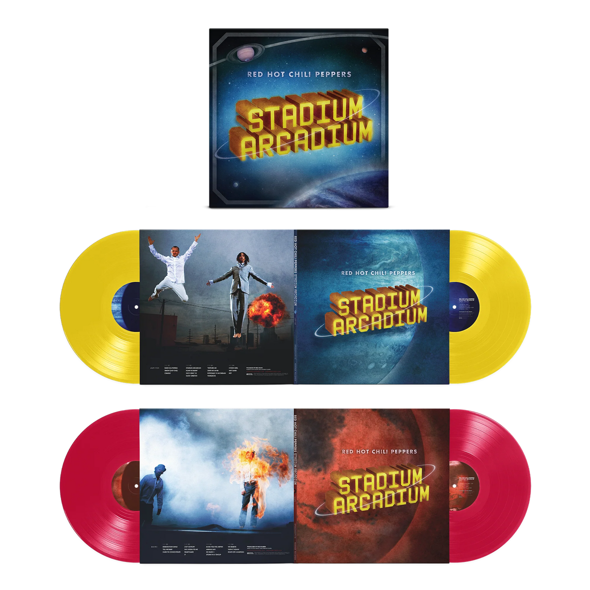 Red Hot Chili Peppers - Stadium Arcadium (20th Anniversary, Canary Yellow & Apple Red Vinyl)