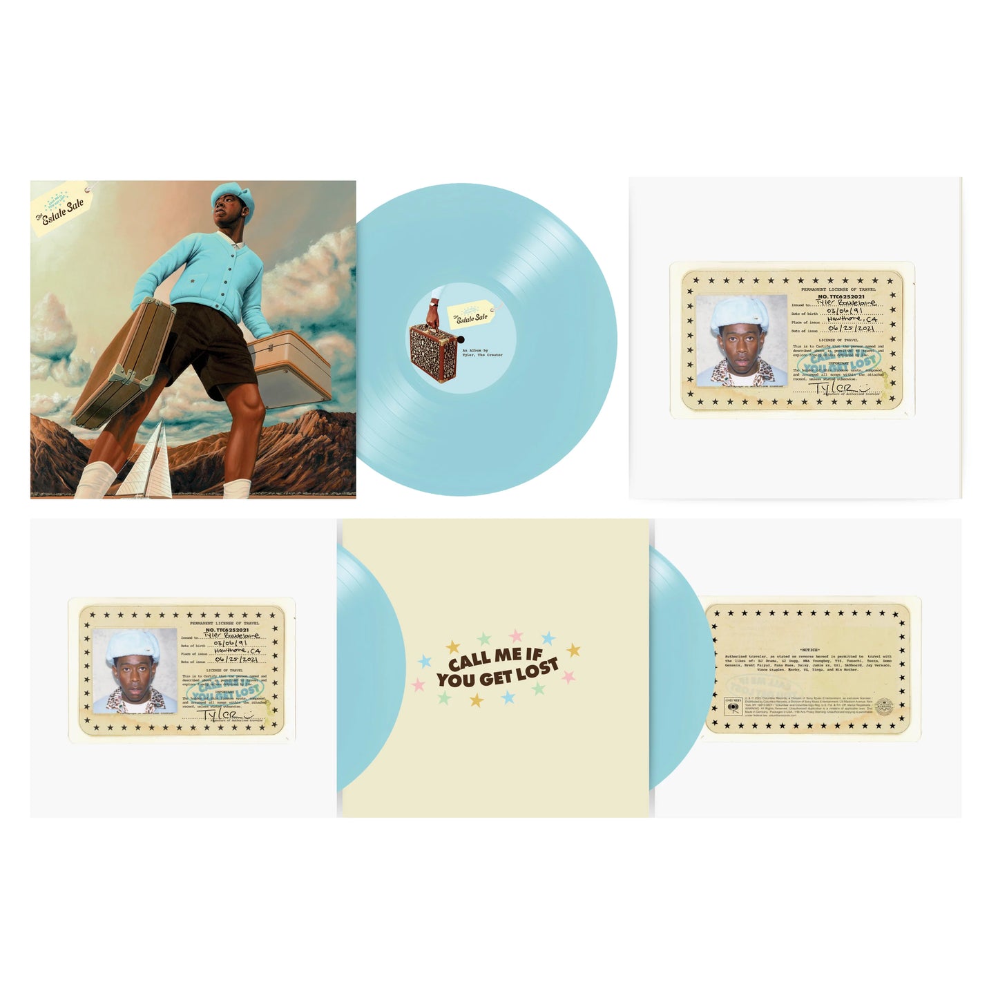 Tyler, The Creator - CALL ME IF YOU GET LOST: The Estate Sale (Geneva Blue Vinyl)