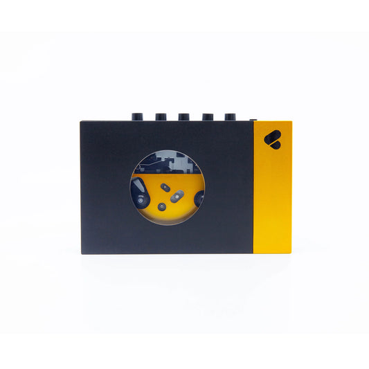 We Are Rewind - Cassette Player - Black and Yellow