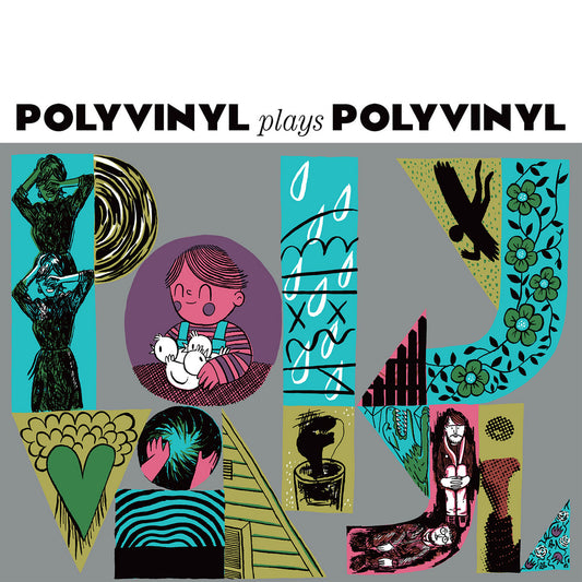 Various Artists - Polyvinyl Plays Polyvinyl (Pink & Teal Vinyl)