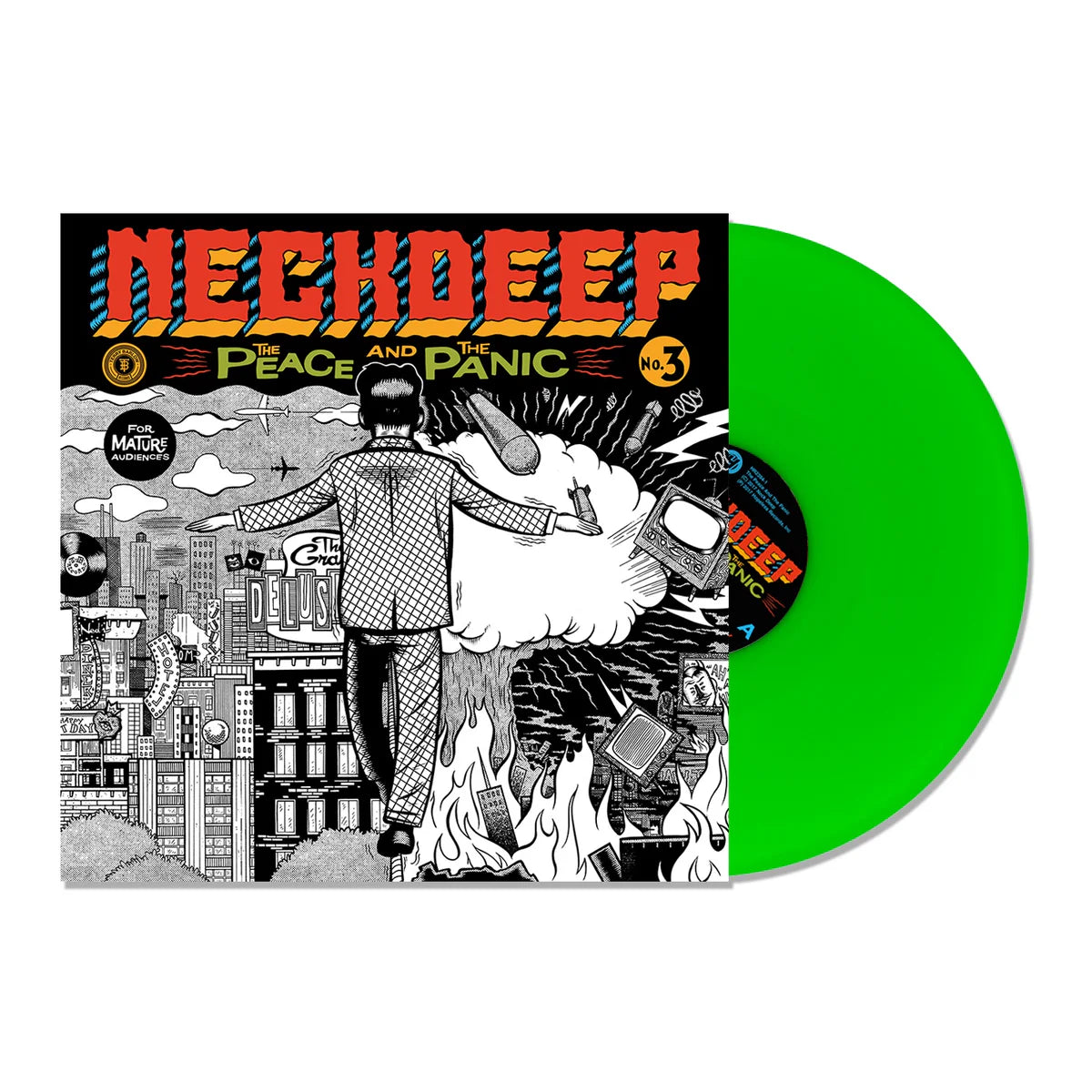 Neck Deep - The Peace And The Panic (Neon Green Vinyl)